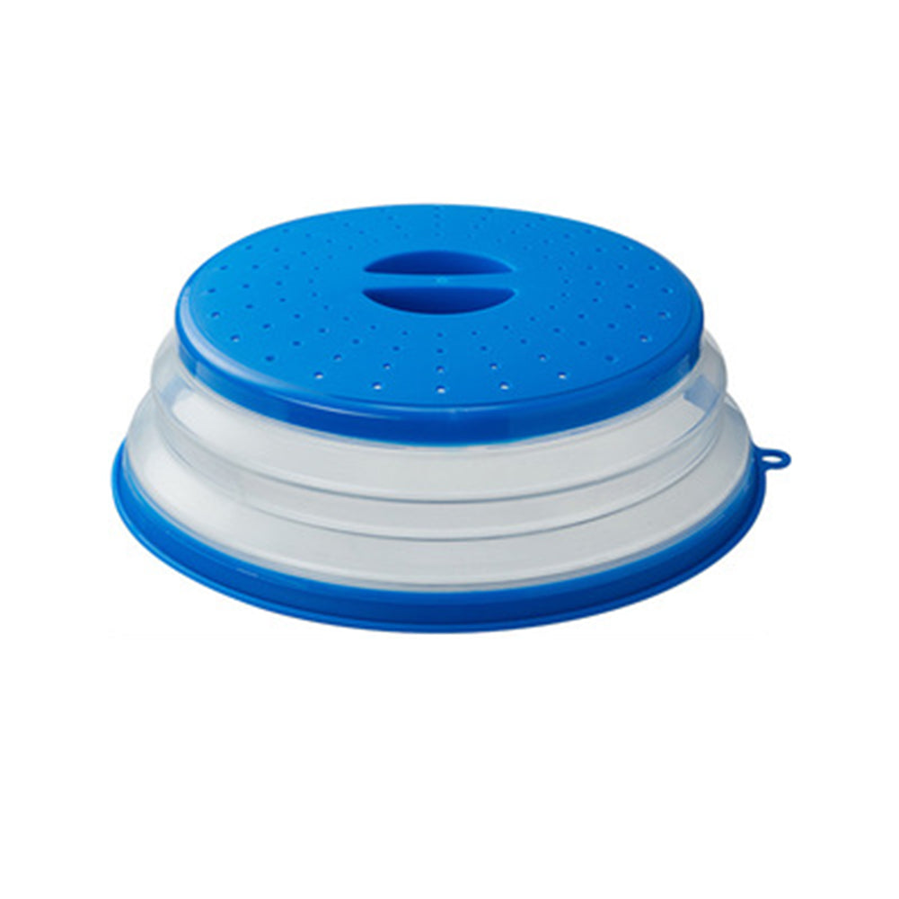Reusable Silicone Microwave Lid with Foldable Design for Cooking and Food Storage