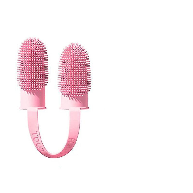 Silicone Finger Toothbrush Set for Dogs and Cats, 2-Pack Reusable