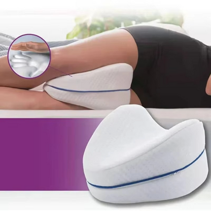 Zippered Leg Pillow Covers in White, Washable Contour Pillowcase, Set of 2