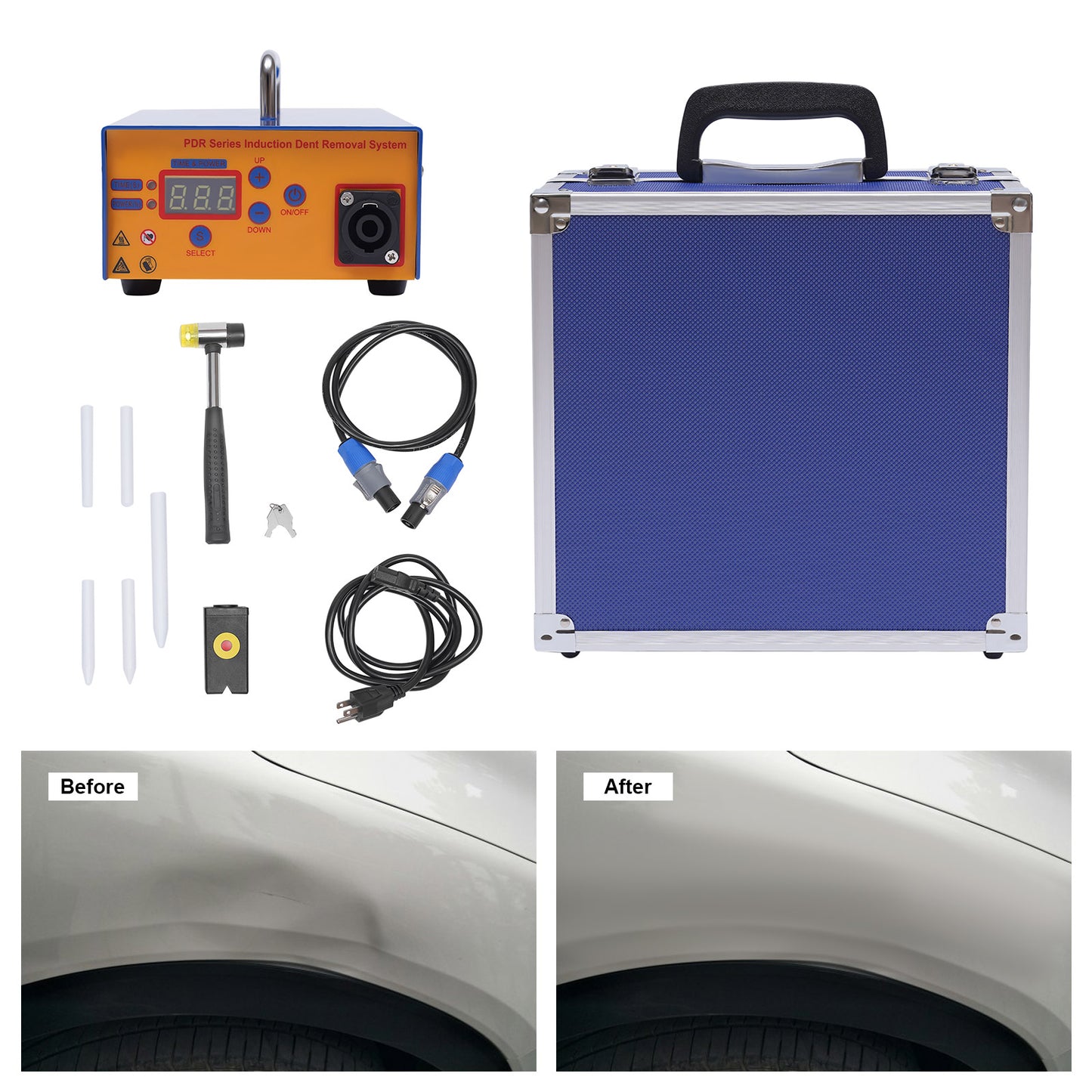 1380W Paintless Dent Repair Machine with Digital Display and Case