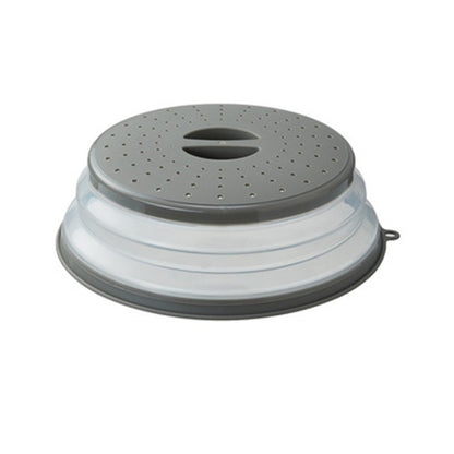 Reusable Silicone Microwave Lid with Foldable Design for Cooking and Food Storage