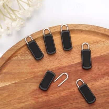 50 Pack Detachable Rubber Zipper Pull Replacements for Backpacks, Jackets, Luggage and Shoes