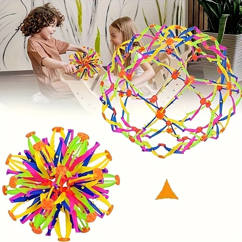 Collapsible Expansion Sphere for Sensory Play and Hand-On Activities