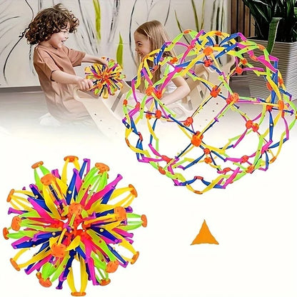Collapsible Expansion Sphere for Sensory Play and Hand-On Activities