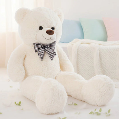 Large Stuffed Teddy Bear Plush Toy for Kids with Soft Cuddly Design