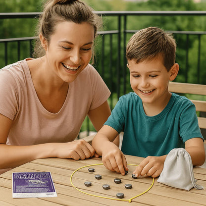 Classic Chess Set with Magnetic Board for Family Game Night