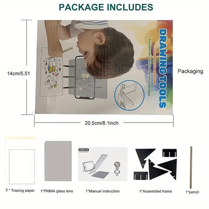 Portable Optical Tracing Board for Sketching and Drawing for Kids, Beginners and Artists