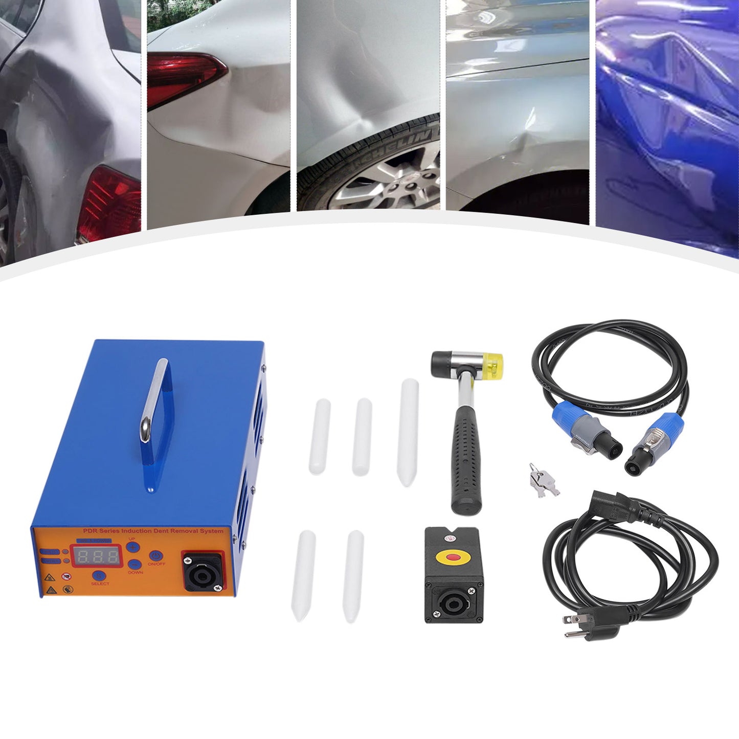 1380W Paintless Dent Repair Machine with Digital Display and Case