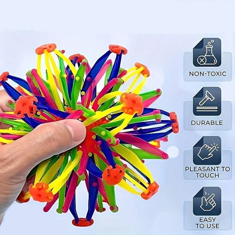 Collapsible Expansion Sphere for Sensory Play and Hand-On Activities