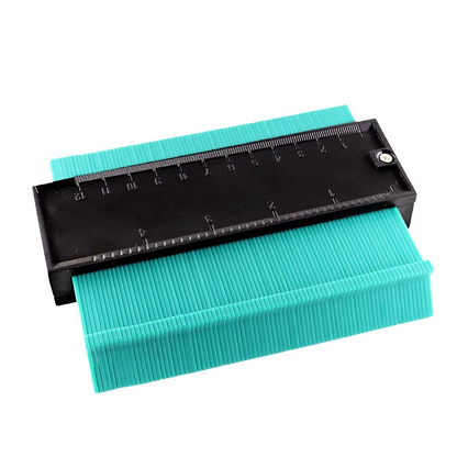 Contour Profile Duplicator Gauge for Tile Fitting and Woodworking Measurements