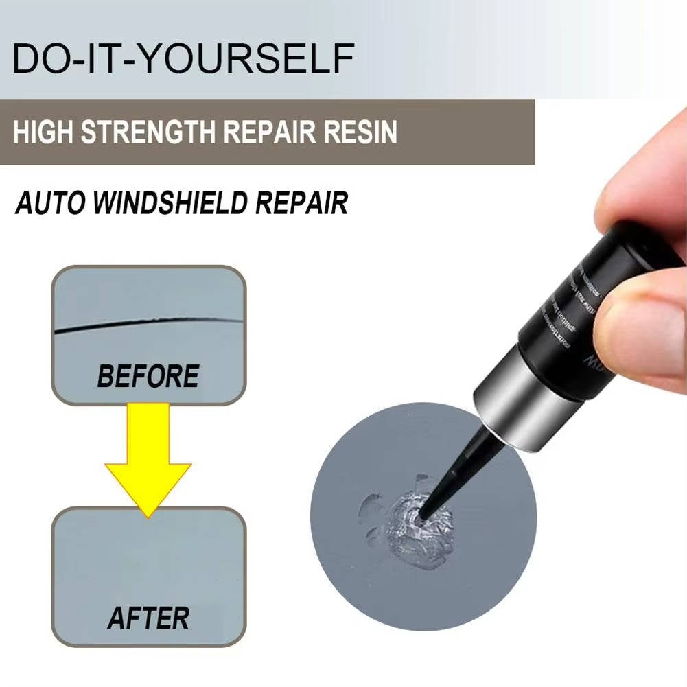 Windshield Surface Chip Kit to Support Small Crack Repair at Home