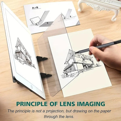 Portable Optical Tracing Board for Sketching and Drawing for Kids, Beginners and Artists