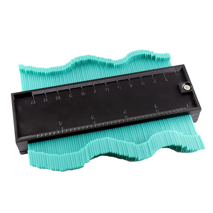 Contour Profile Duplicator Gauge for Tile Fitting and Woodworking Measurements