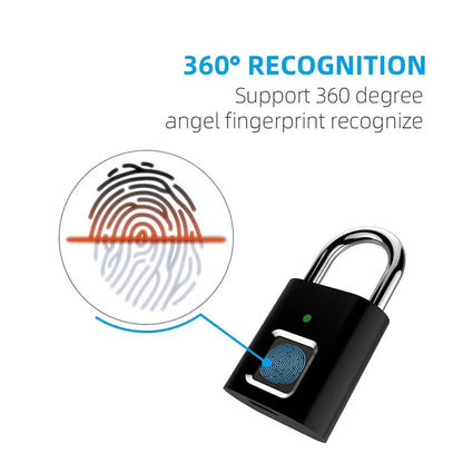 Biometric Fingerprint Lock with Anti Theft Design for Outdoor and Indoor Use