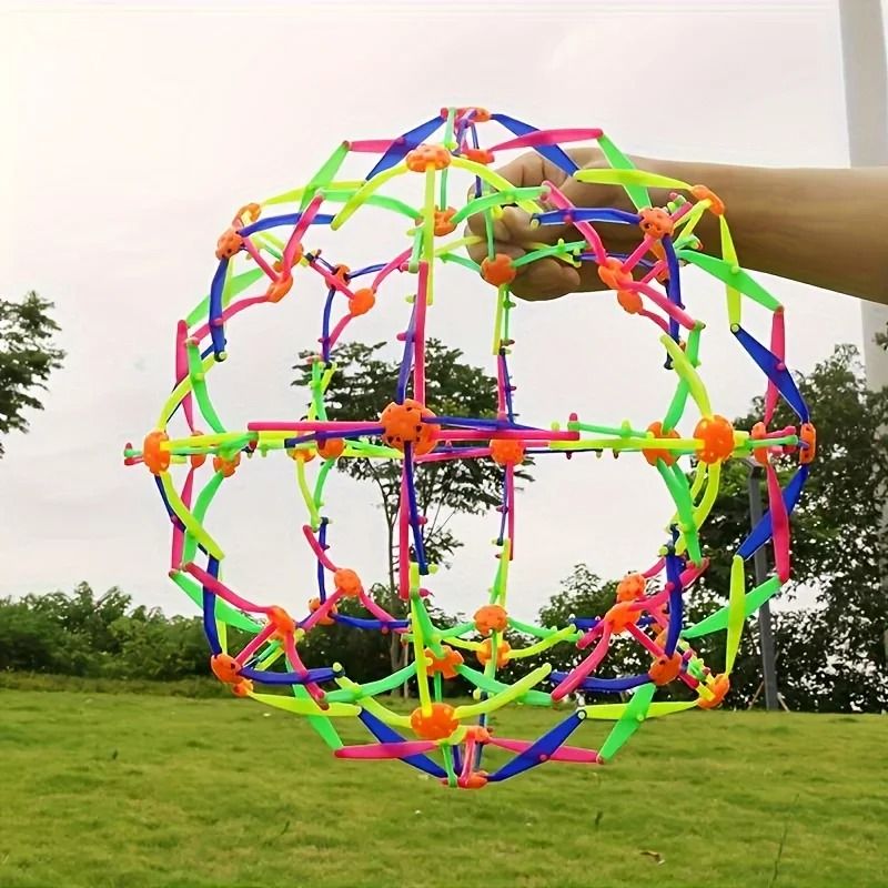 Collapsible Expansion Sphere for Sensory Play and Hand-On Activities