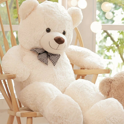 Large Stuffed Teddy Bear Plush Toy for Kids with Soft Cuddly Design