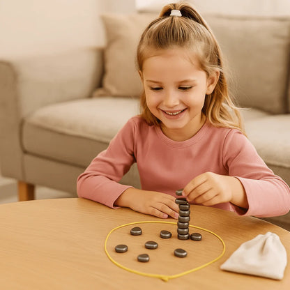 Classic Chess Set with Magnetic Board for Family Game Night