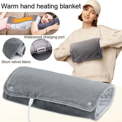 USB Microplush Heating Pad for Back and Neck with Machine Washable Cover for Daily Back and Neck Use