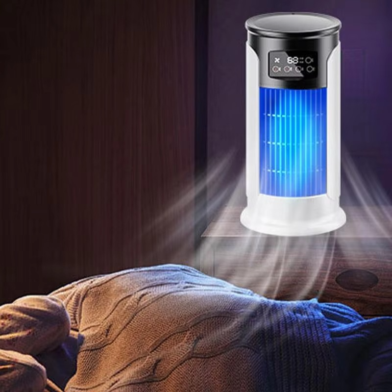 Portable Mini Air Cooler with 10 oz Reservoir and Built In Timer