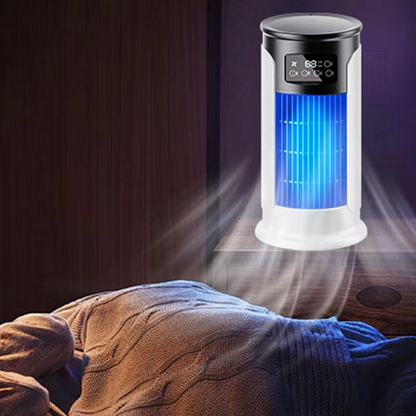 Portable Mini Air Cooler with 10 oz Reservoir and Built In Timer
