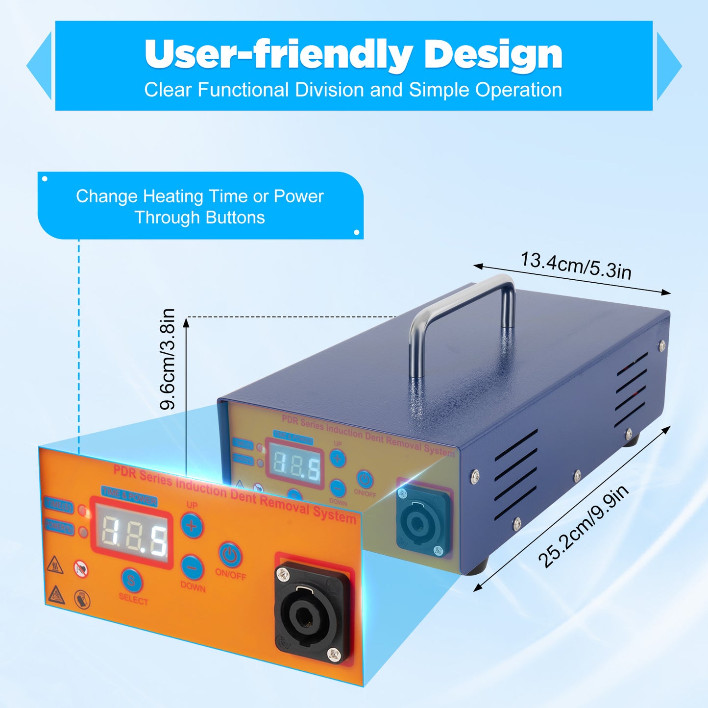 1380W Paintless Dent Repair Machine with Digital Display and Case