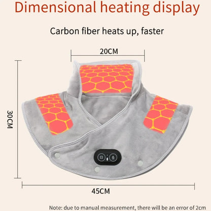Electric USB Heated Wrap for Neck and Shoulder with 3 Temperature Levels