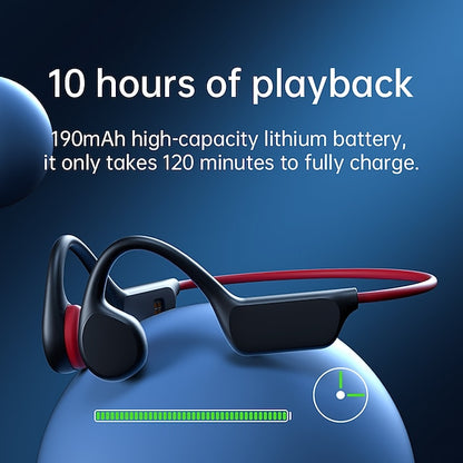 Bone Conduction Bluetooth Headphones with 32GB Memory and IPX8 Waterproof Rating for Swimming