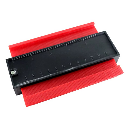 Contour Profile Duplicator Gauge for Tile Fitting and Woodworking Measurements