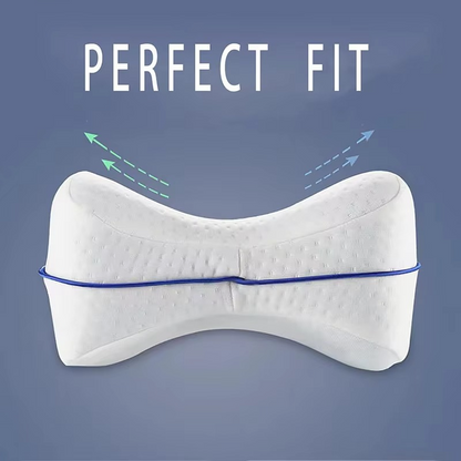 Zippered Leg Pillow Covers in White, Washable Contour Pillowcase, Set of 2