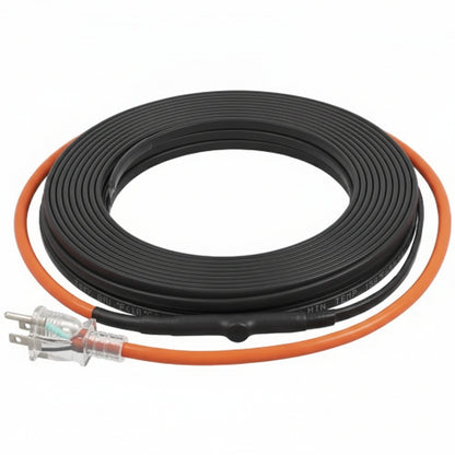 Self-Regulating Pipe Heating Cable with Freeze Prevention Wrap for Water Lines
