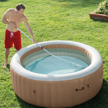 Cordless Handheld Pool Vacuum with Brush Attachments for Above Ground Pool Cleaning