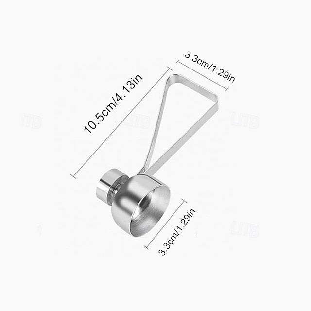 Stainless Steel Egg Shell Cutter Tool for Soft Boiled and Century Eggs in Home Kitchen