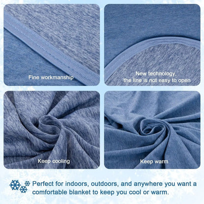 Breathable Lightweight Summer Blanket for Warm Weather and Layering