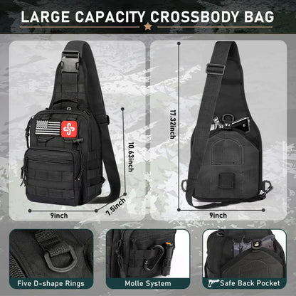 262 Piece Emergency Survival Gear Set with First Aid Kit and Camping Bag