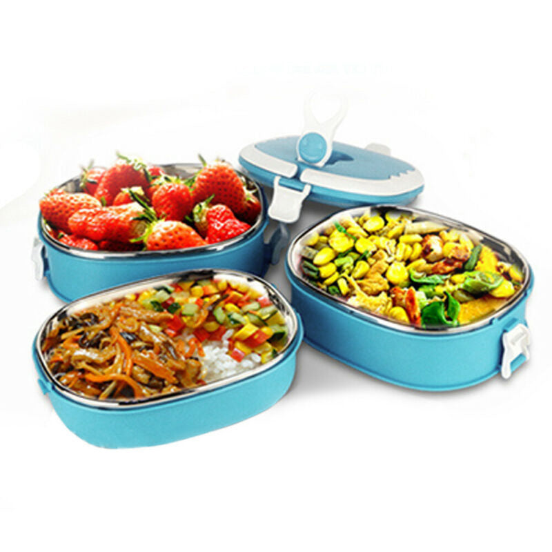 Thermal Insulated Lunch Box with Stainless Steel Interior for Meals