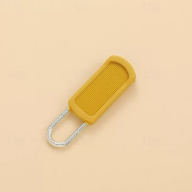 50 Pack Detachable Rubber Zipper Pull Replacements for Backpacks, Jackets, Luggage and Shoes