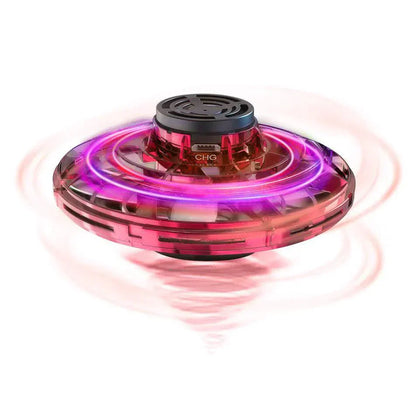 Hovering Gyroscope Spinner with LED Light Display and Hand Gesture Control
