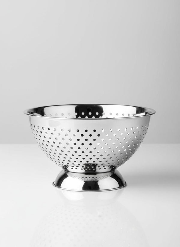 Silver Colander Bowl