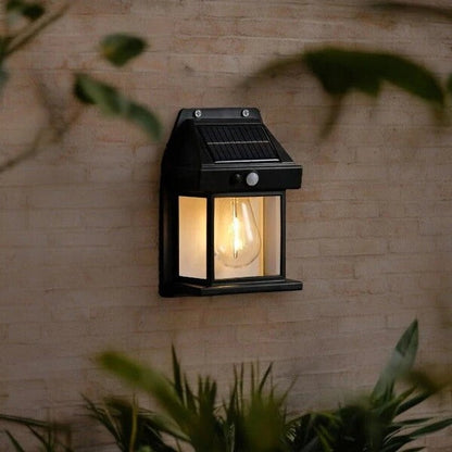 Solar Motion Sensor Light with Warm White LED and Weatherproof Housing