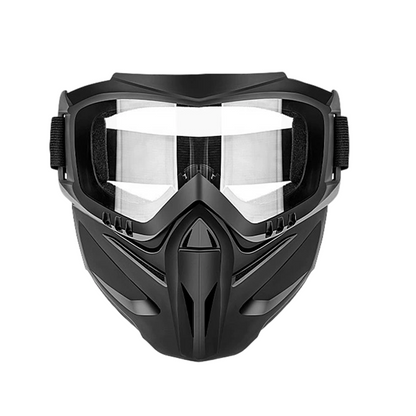 Full Face Protective Mask with Detachable Goggles and Anti-Fog Vents All Vera Mart
