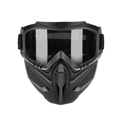Full Face Protective Mask with Detachable Goggles and Anti-Fog Vents All Vera Mart