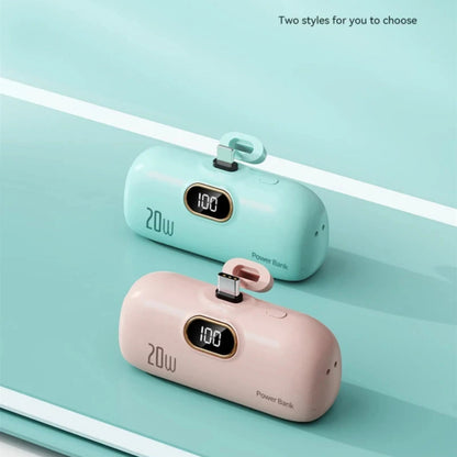Portable Power Bank with LED Display and Fast Charging, 30000mAh Capacity