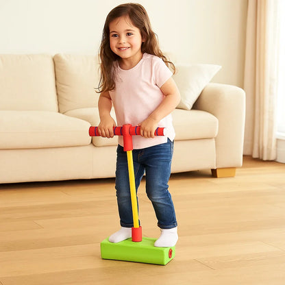 Foam Pogo Jumper with Textured Footpad and Soft Grip Handle for Kids