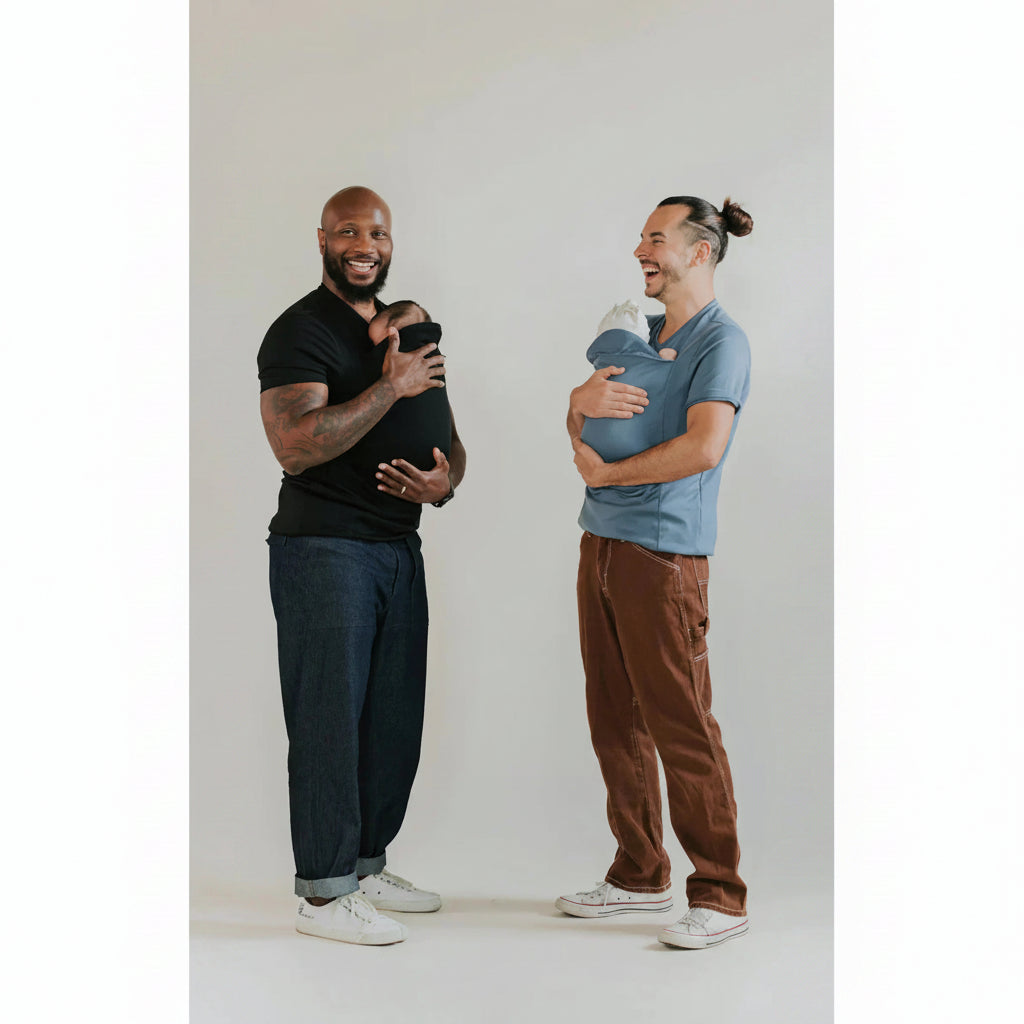 Babywearing T-Shirt with Built-in Baby Pouch and Stretchy Cotton, Machine Washable