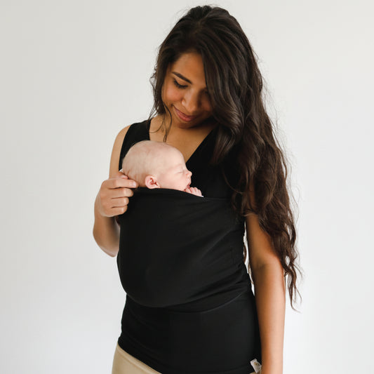 Babywearing T-Shirt with Built-in Baby Pouch and Stretchy Cotton, Machine Washable