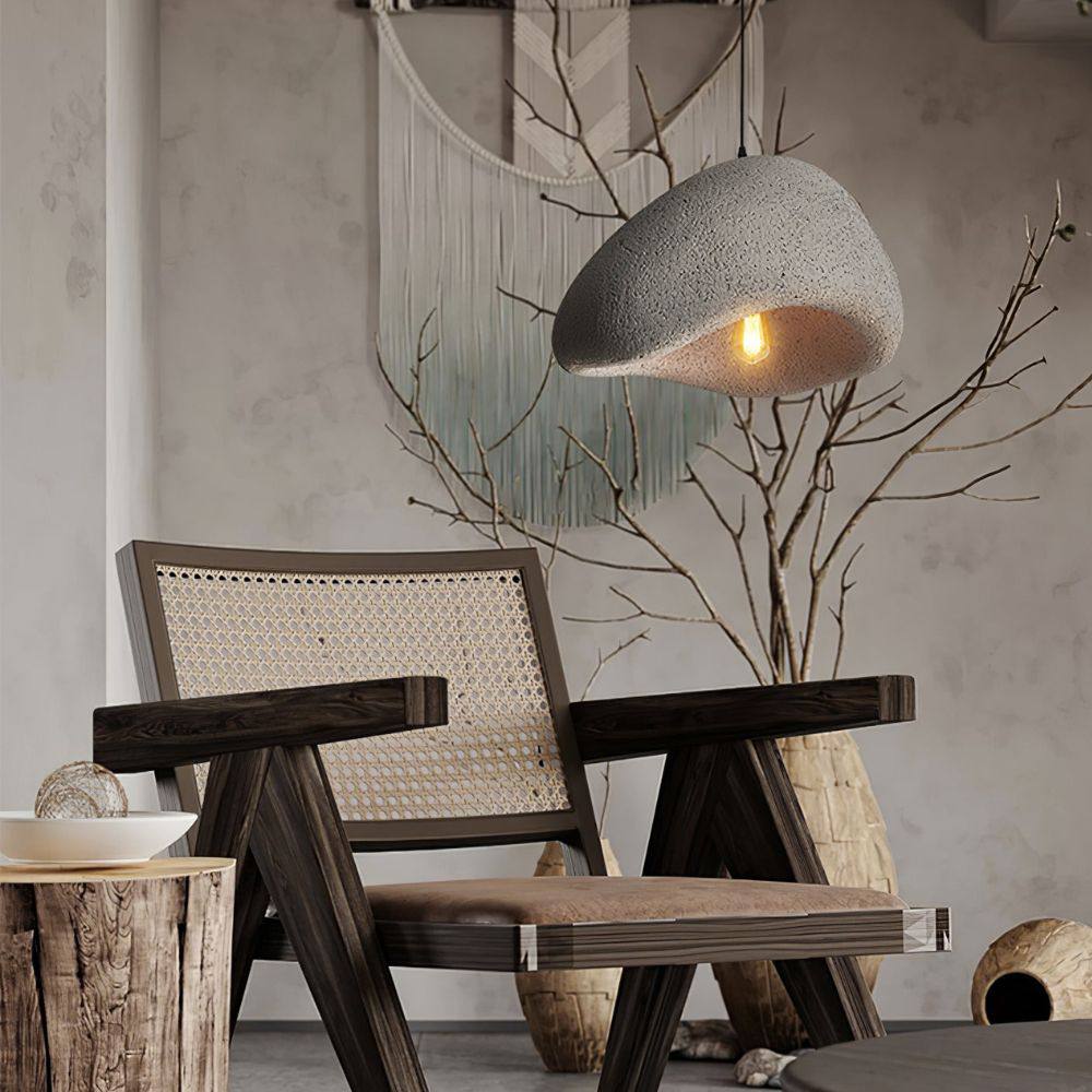 Wabi-Sabi Cocoon Pendant Light