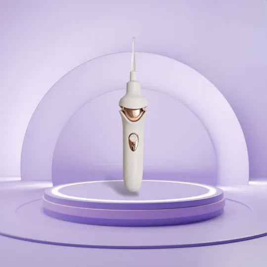 Ear Wax Vacuum with Built-in Light and Soft Silicone Tips, Rechargeable