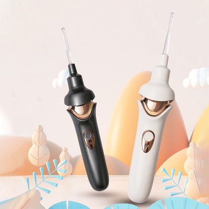 Ear Wax Vacuum with Built-in Light and Soft Silicone Tips, Rechargeable
