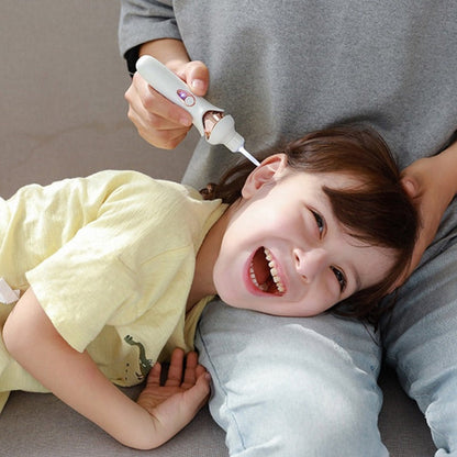 Ear Wax Vacuum with Built-in Light and Soft Silicone Tips, Rechargeable