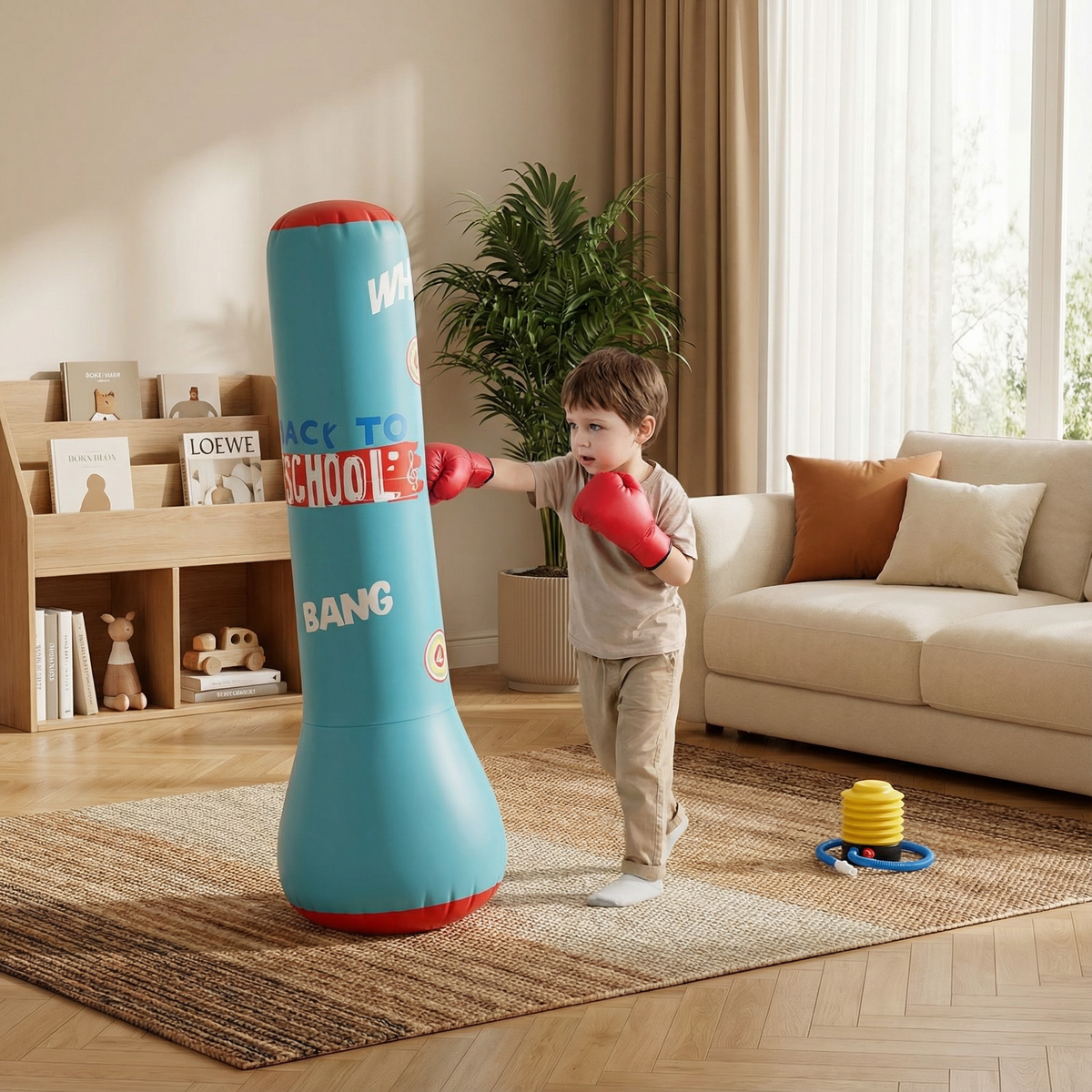 Inflatable Punching Bag Toy with Water Base for Kids